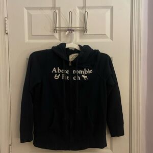 Abercrombie & Fitch Navy Blue Zip Up